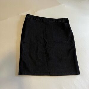 Chaus  dark blue denim pencil skirt 14